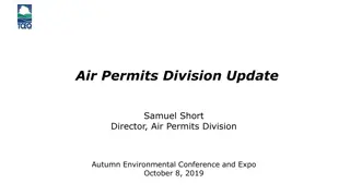 Updates in Air Permits Division at Autumn Environmental Conference