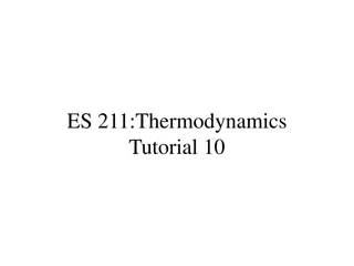 Thermodynamics Tutorial: Exergy Analysis of Processes