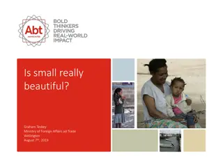 The Beauty of Smallness: Exploring the Advantages and Challenges of Small States