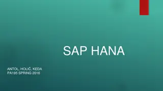 Introduction to SAP HANA: A Powerful Database Solution