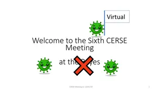 Community of Edinburgh Research Software Engineers (CERSE) Meeting Overview