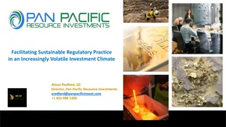 Sustainable Regulatory Practices in Volatile Investment Climate