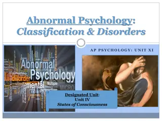 Insights into Abnormal Psychology and Mental Health Trends