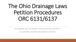 Ohio Drainage Laws and Petition Procedures