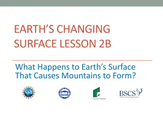 Understanding the Formation of Mountains on Earth's Changing Surface