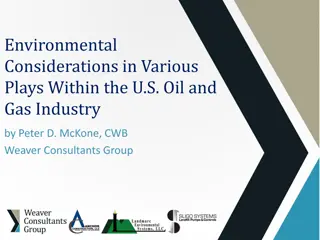 Environmental Considerations in U.S. Oil and Gas Industry