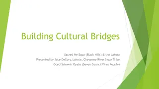 Building Cultural Bridges: Sacred He Sapa & the Lakota Presented by Jace DeCory