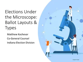 Understanding Ballot Layouts and Types for Elections in Indiana