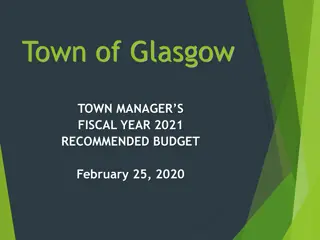 Overview of Glasgow Town Funds and Budget for Fiscal Year 2021