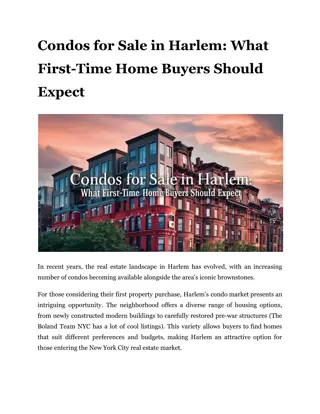 Condos for Sale in Harlem_ What First-Time Home Buyers Should Expect