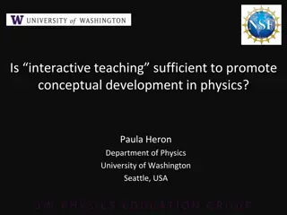 The Impact of Interactive Teaching on Conceptual Development in Physics