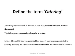 Types of Catering Establishments and Their Functions