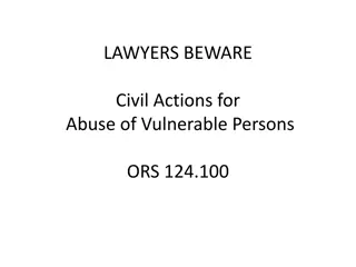 Legal Protection for Vulnerable Persons: Understanding ORS 124.100