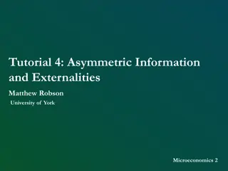 Understanding Asymmetric Information and Externalities in Microeconomics