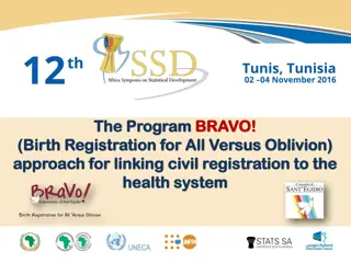 BRAVO! Birth Registration Impact Evaluation Study in Burkina Faso