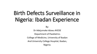 Birth Defects Surveillance in Nigeria: Ibadan Experience - Overview and Team Members