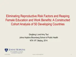 Impact of Reproductive Risk Factors on Female Education and Work Outcomes in Developing Countries