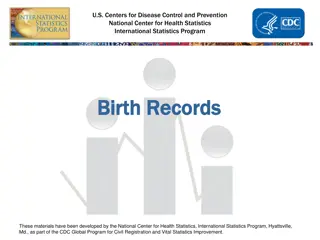 Live Birth Registration in Health Statistics