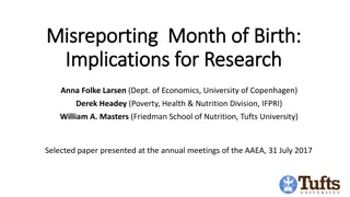 Understanding Misreporting of Month of Birth in Research