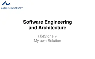 Innovative Solutions in Software Engineering and Architecture