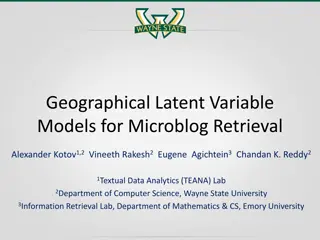 Geographical Latent Variable Models for Microblog Retrieval