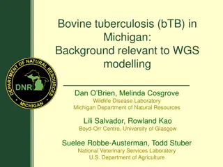 Bovine Tuberculosis (bTB) in Michigan: Insights and Findings