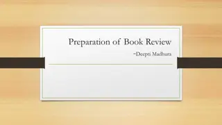 Essential Elements of Book Reviews and Textbook Characteristics