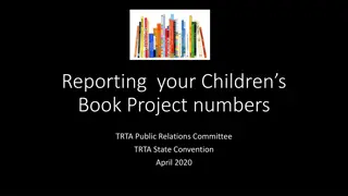 Online Reporting Process for TRTA Children's Book Project