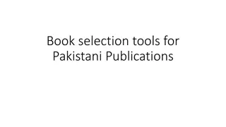 Diverse Book Selection Options in Pakistan