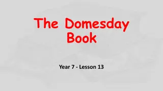 William of Normandy and the Domesday Book: A Lesson in Governance