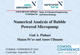 Numerical Analysis of Bubble-Powered Micropump in Chemical Engineering