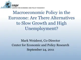 Macroeconomic Policy in the Eurozone: Challenges and Alternatives