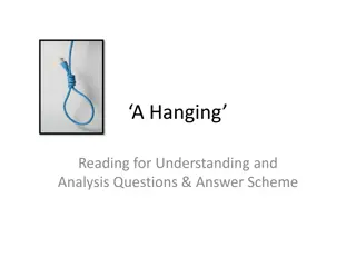 Analysis of 'A Hanging' by Orwell