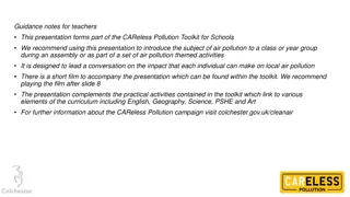 Addressing Air Pollution in Schools: A Presentation and Toolkit Overview