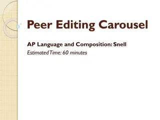 Comprehensive Peer Editing Strategies for AP Language and Composition