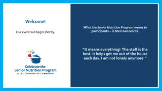 Heartwarming Testimonials from Senior Nutrition Program Participants