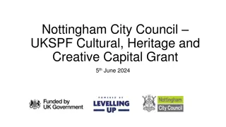 Nottingham City Council UKSPF Cultural Grant Overview