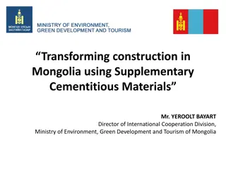 Revolutionizing Construction in Mongolia through Sustainable Cement Solutions