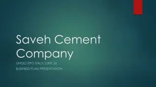 Saveh Cement Company: Business Plan Presentation Overview