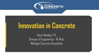 Concrete Innovation Journey in Michigan