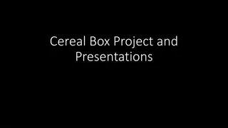 Creative Cereal Box Project Presentation