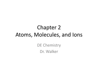 Chapter 2. Atoms, Molecules, and Ions