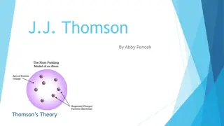 The Impact of J.J. Thomson's Discovery of the Electron on Atomic Theory