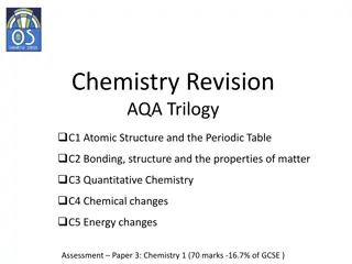 Chemistry Revision: Atomic Structure and the Periodic Table - AQA Trilogy