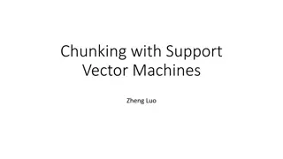 Chunking with Support Vector Machines: An Overview