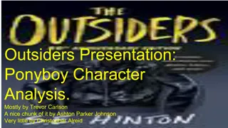 Character Analysis of Ponyboy Curtis in The Outsiders