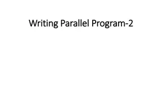 Efficient Techniques for Writing Parallel Programs