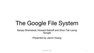 The Google File System Architecture