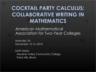 Enhancing Mathematical Understanding Through Collaborative Writing