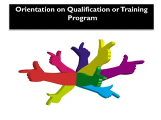 Competency-Based Training in Qualification Programs